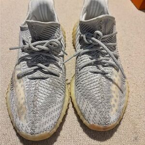 Yeezy Gray and Cream Sneakers